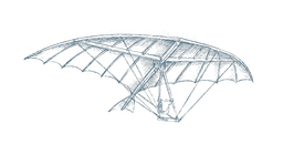 Da Vinci's glider design